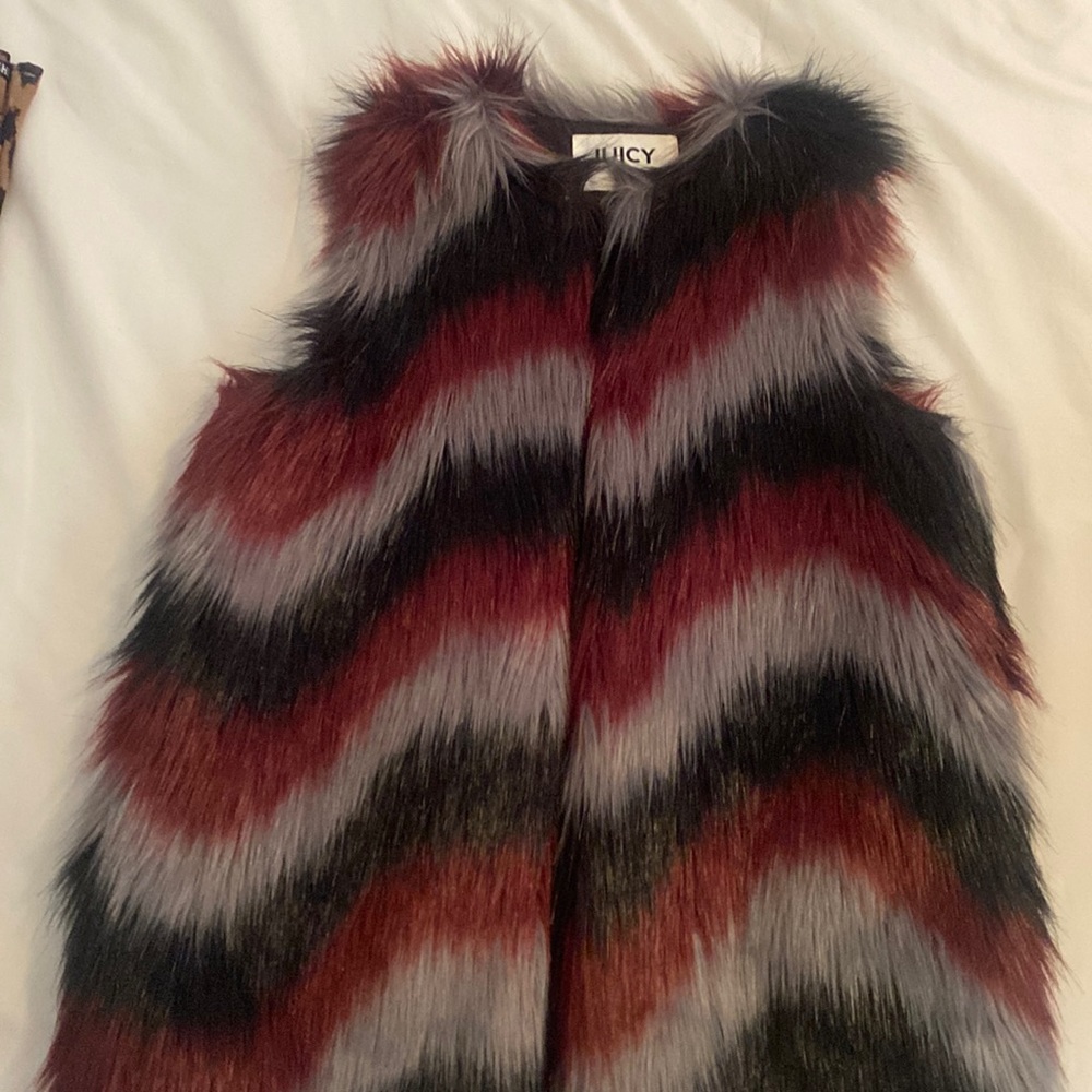 Faux fur vest